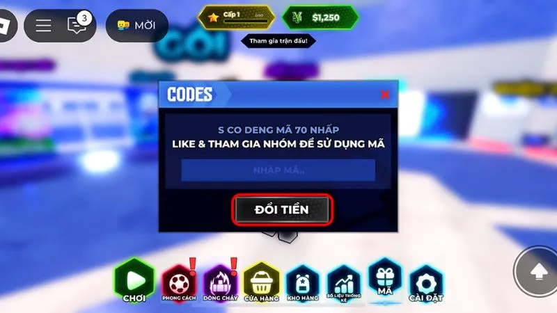 Cách Nhập Code Blue Lock Rival Dễ Dàng cho Người Mới