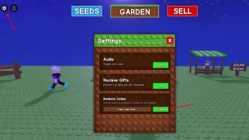 Hướng Dẫn Nhập Code Grow A Garden