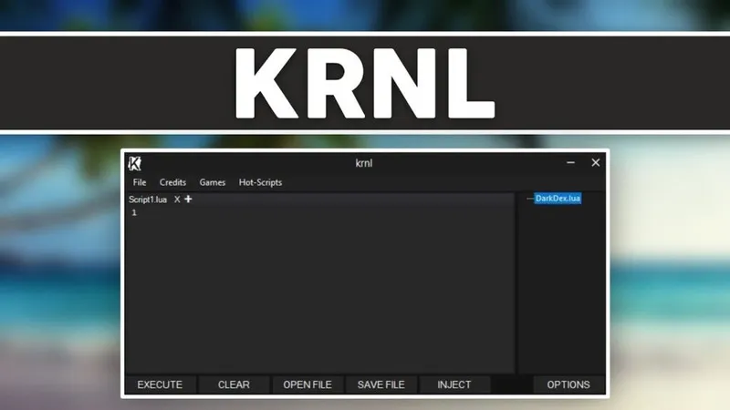 Giới Thiệu Tổng Quan Về Krnl X ROBLOX