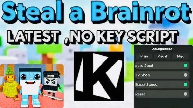 Hướng Dẫn Nhập Script Steal A Brainrot Cho Game Thủ