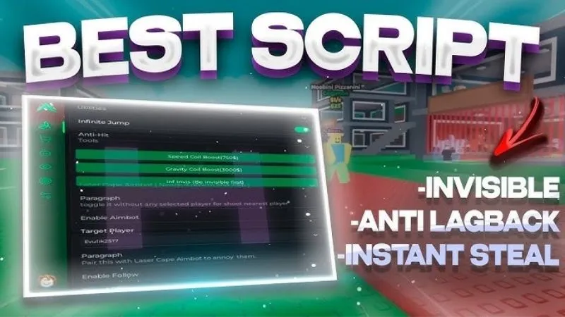 Các Tính Năng Đỉnh Cao Của Script Cướp Một Brainrot VIP