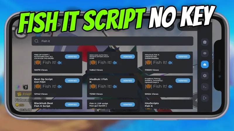 Các tính năng thường gặp trong Hack Fish It Roblox