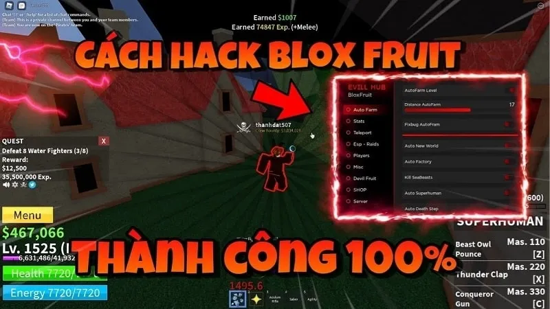 Menu Script Hack Blox Fruits Apkmoday