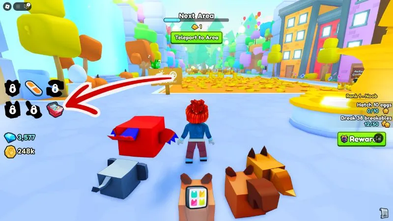 Mở khóa khu vực trong Pet Simulator 99